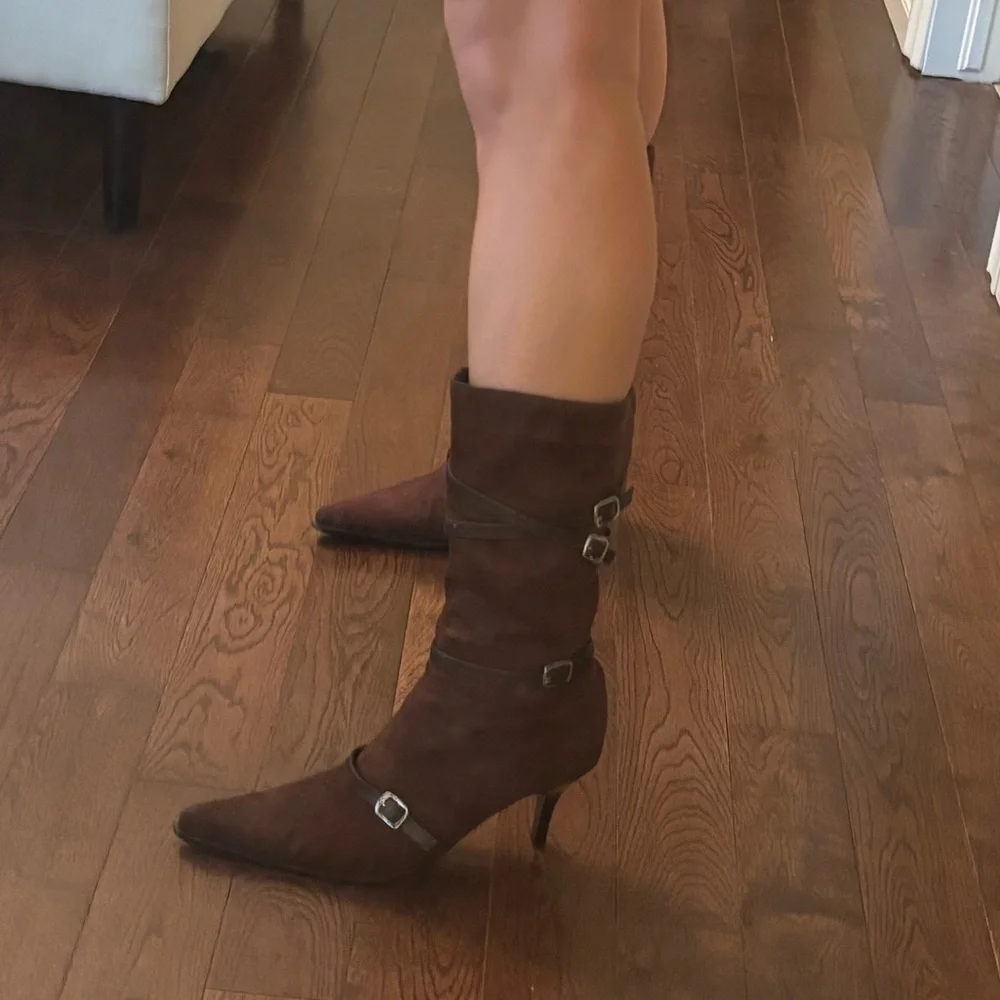 Jessica Buckle Booties - Picture 2 of 15